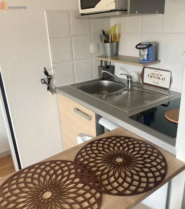 Studio meublé 20m² Nantes 44000 - Meublé, 3e étage - Photo 3