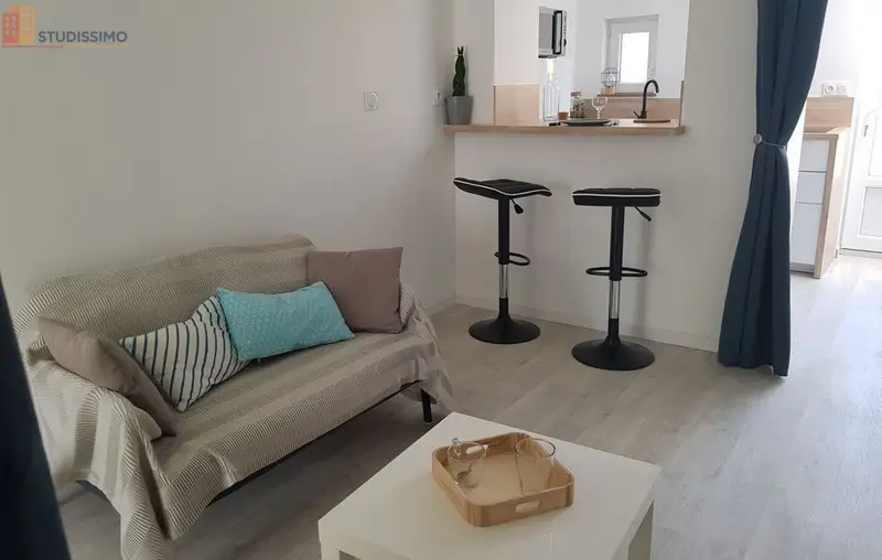 Studio meublé 23m² Rezé - Stationnement, jardin - Photo 11