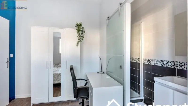 Studio meublé 11m² Angers 49000 - Meublé, DPE A - Photo 1