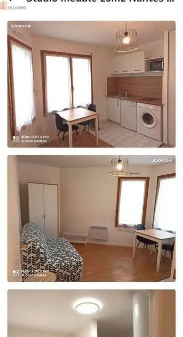 Studio 20m² Nantes centre - Meublé, proche Machines de l'Île - Photo 1