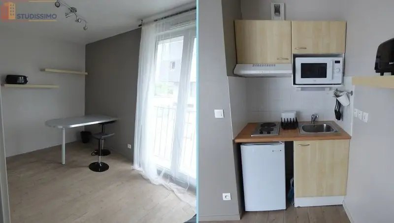 Studio meublé 24m² Nantes Île de Nantes - Proche lycée, meublé - Photo 4