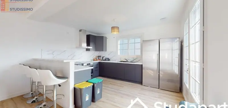 Studio meublé 19m² Nantes 44300 - Meublé, DPE A - Photo 6