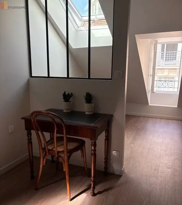 Studio meublé 28m² Nantes centre - Lumineux, cachet - Photo 27