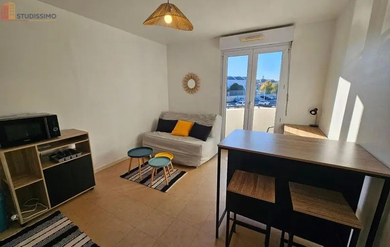 Studio meublé 18m² Angers - Meublé, DPE D - Photo 4