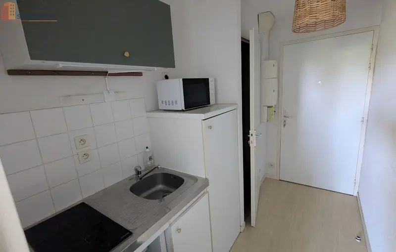 Studio 19m² Nantes 44300 - Meublé, étage élevé - Photo 12
