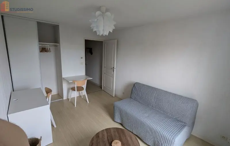 Studio 19m² Nantes 44300 - Meublé, étage élevé - Photo 2