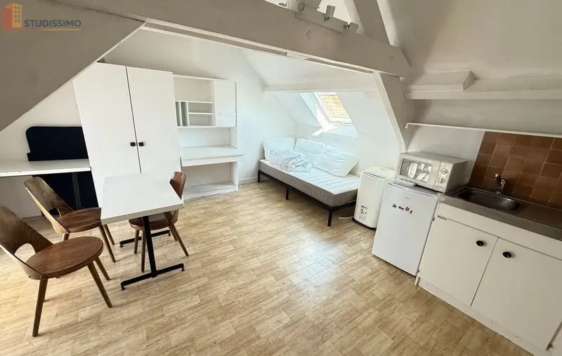 Studio meublé 18m² Nantes 44300 - Dernier étage, parking - Photo 7