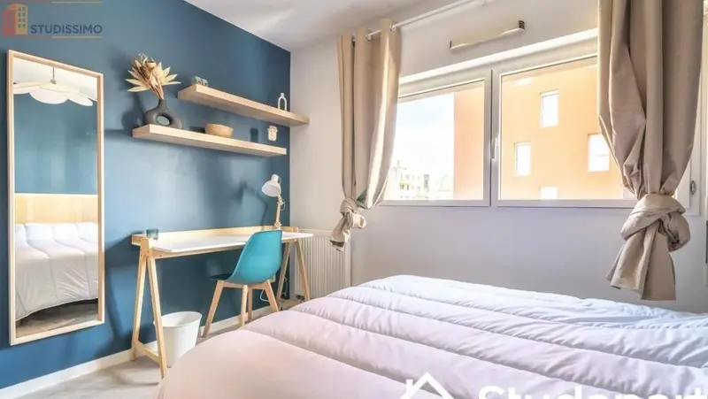 Studio meublé 12m² Nantes 44200 - Calme, 4e étage - Photo 31