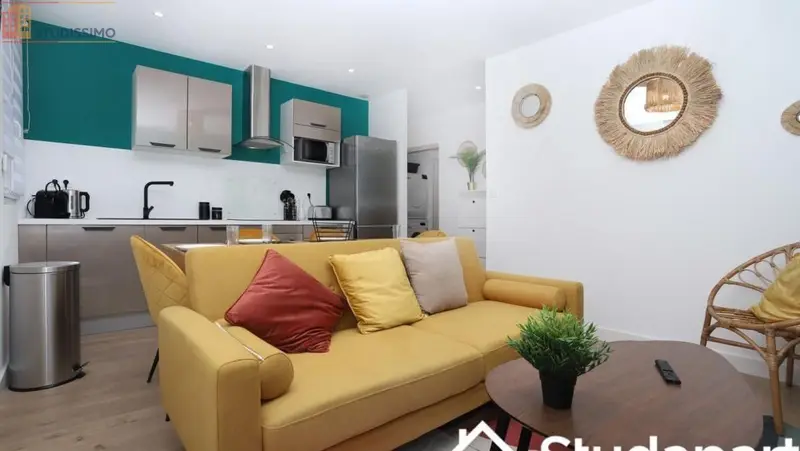 Studio meublé 25m² Nantes 44200 - Meublé, DPE A - Photo 6
