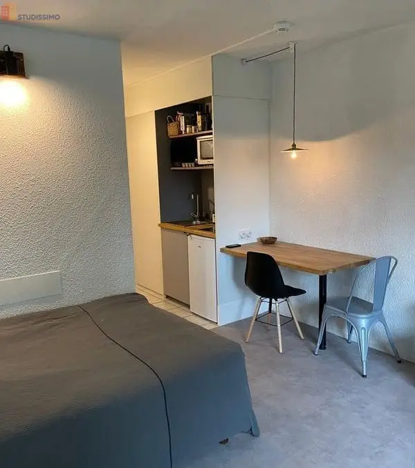 Studio meublé 22m² Carquefou - Style industriel, proche commodités - Photo 14
