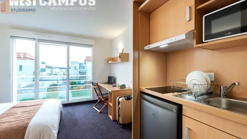 Studio meublé 24m² Saint-Barthélemy-d'Anjou - Résidence étudiante, charges comprises - Photo 14