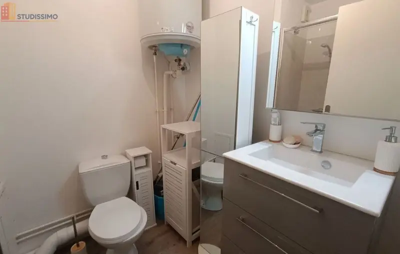 Studio meublé 19m² Nantes 44100 - Garage, lumineux - Photo 2
