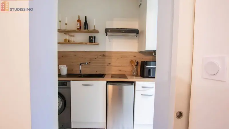 Studio meublé 21m² Angers 49100 - Meublé, DPE D - Photo 6
