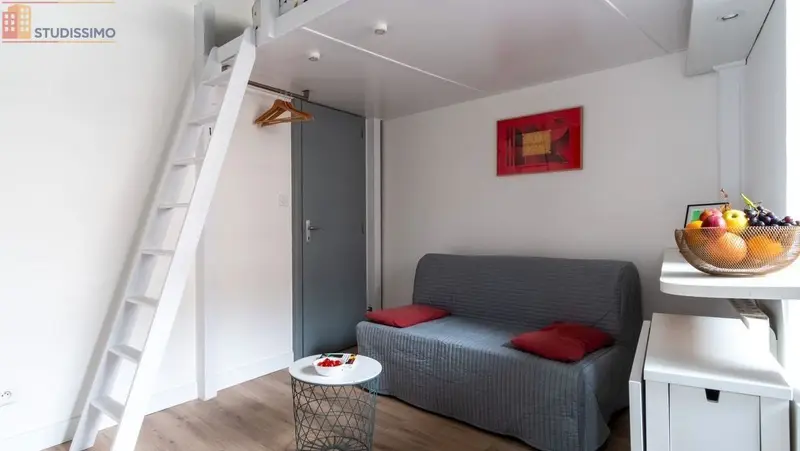 Studio meublé 16m² Nantes centre - Quartier Viarme, meublé - Photo 13