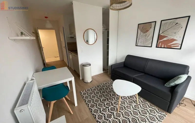 Studio meublé 18m² Nantes 44300 - Neuf, proche faculté - Photo 23