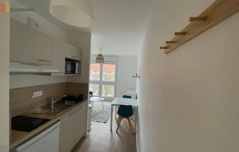 Studio meublé 18m² Nantes 44300 - Neuf, proche faculté - Photo 2