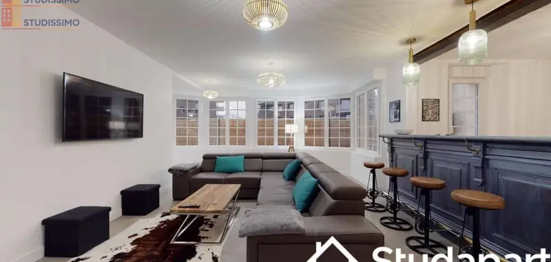 Studio meublé 14m² Nantes 44300 - Meublé, DPE A - Photo 1