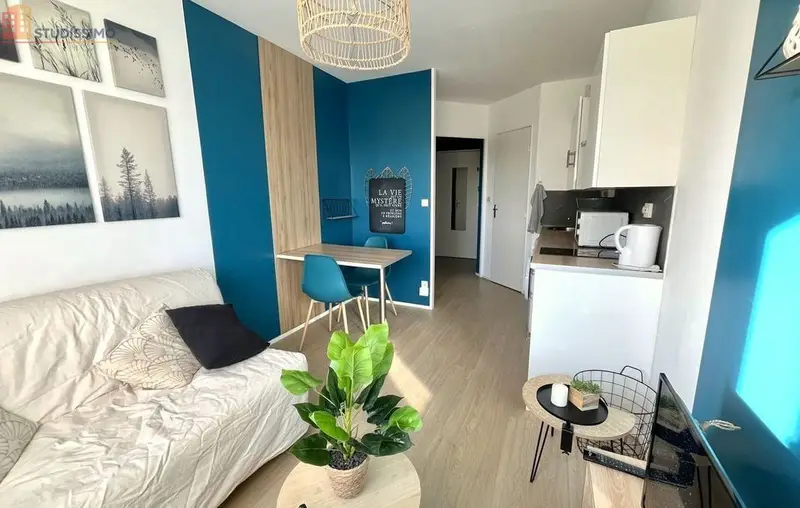 Studio 17m² Nantes 44300 - Meublé, quartier Longchamp - Photo 12