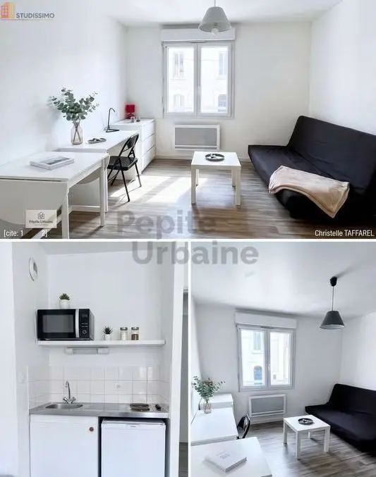 Studio meublé 19m² Angers 49000 - Meublé, DPE C - Photo 1