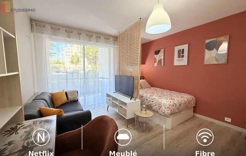 Studio meublé 22m² Cholet - Rénové, tout équipé - Photo 4