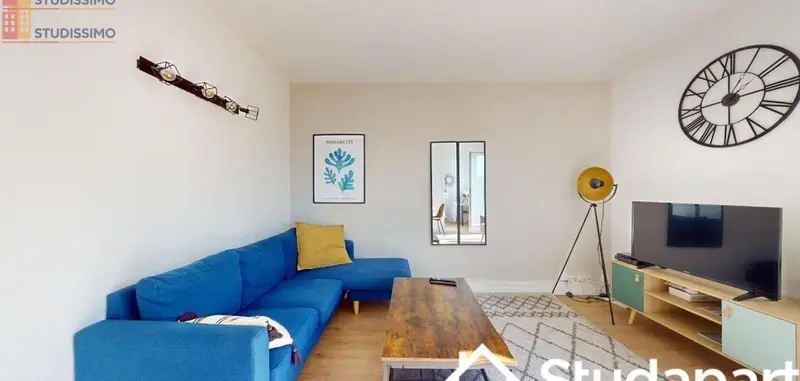 Studio meublé 11m² Angers 49100 - Meublé, DPE B - Photo 2