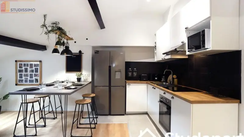 Studio meublé 11m² Angers 49000 - Meublé, DPE A - Photo 6