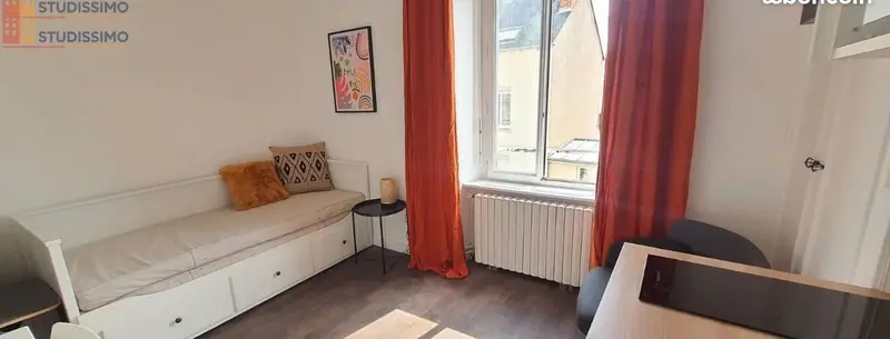 Studio meublé 16m² Angers centre - Rénové, chauffage inclus - Photo 8