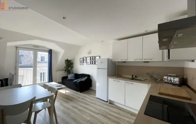 Studio meublé 20m² Angers 49100 - Meublé, 2e étage - Photo 3