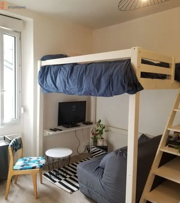 Studio meublé 19m² Angers 49100 - Face château, bail mobilité - Photo 4
