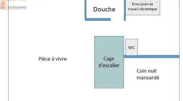 Studio meublé 25m² Angers centre - Proche universités, meublé - Photo 3