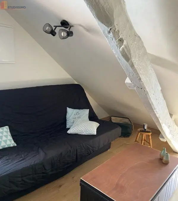 Studio meublé 12m² Granville centre - Calme, lumineux - Photo 2
