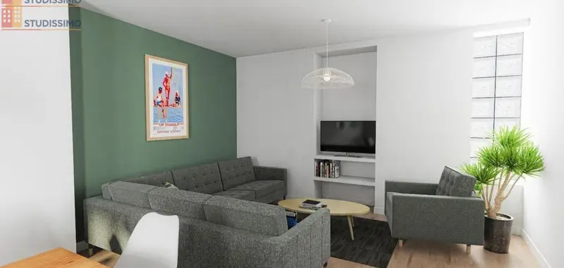 Studio 14m² Angers centre - Étage élevé, DPE D - Photo 11