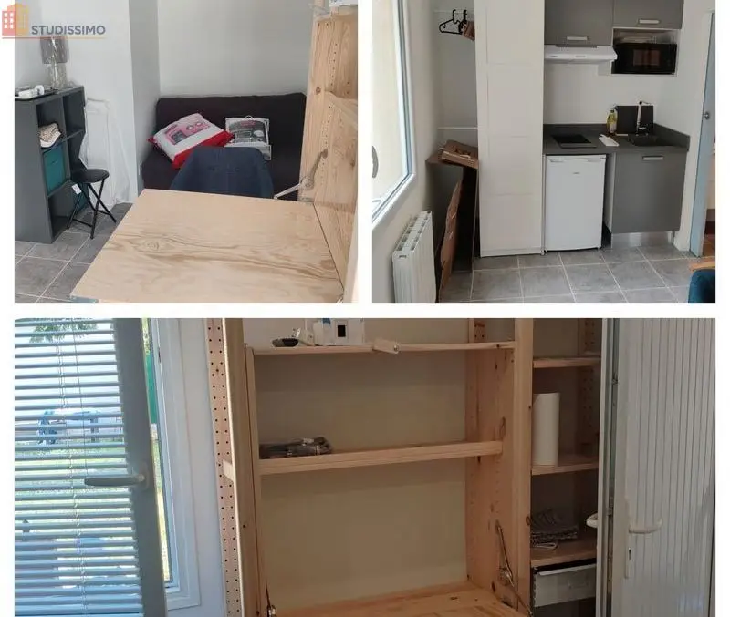 Studio meublé 17m² Angers 49000 - Calme, lumineux - Photo 1