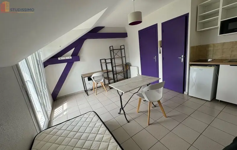 Studio 16m² Angers 49000 - Meublé, proche commodités - Photo 3