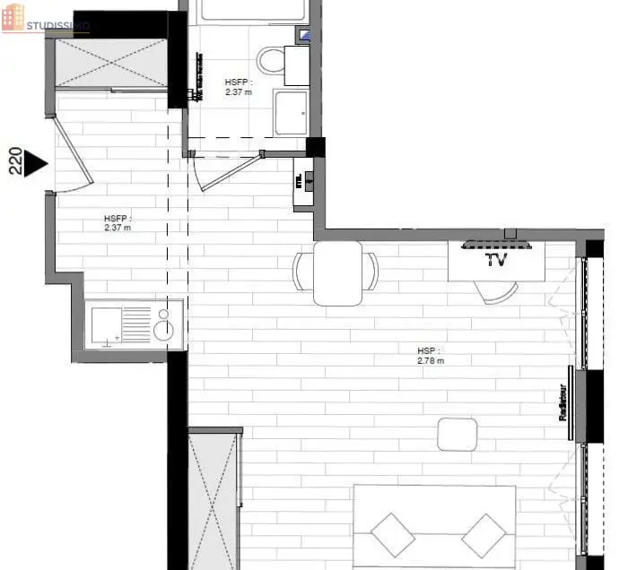 Studio 30m² Reims 51100 - Lumineux, DPE B - Photo 2