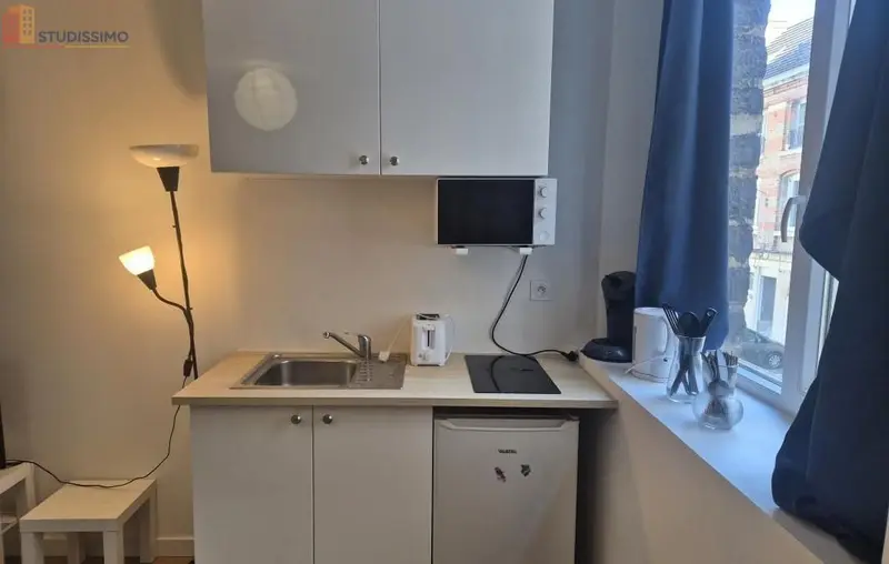 Studio meublé 23m² Reims 51100 - Meublé, DPE C - Photo 5