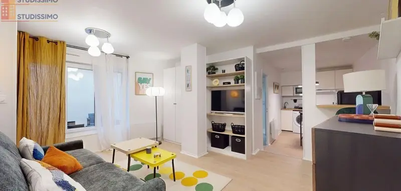 Studio meublé 25m² Reims 51100 - Meublé, DPE C - Photo 6