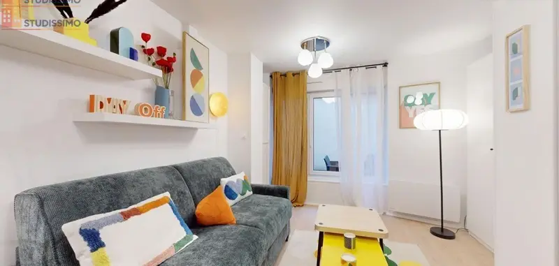 Studio meublé 25m² Reims 51100 - Meublé, DPE C - Photo 1