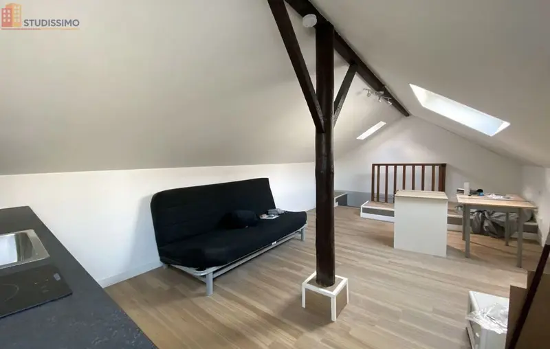 Studio meublé 17m² Reims 51100 - Étage élevé, lumineux - Photo 2
