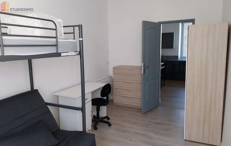 Studio meublé 25m² Reims 51100 - Meublé, DPE C - Photo 2