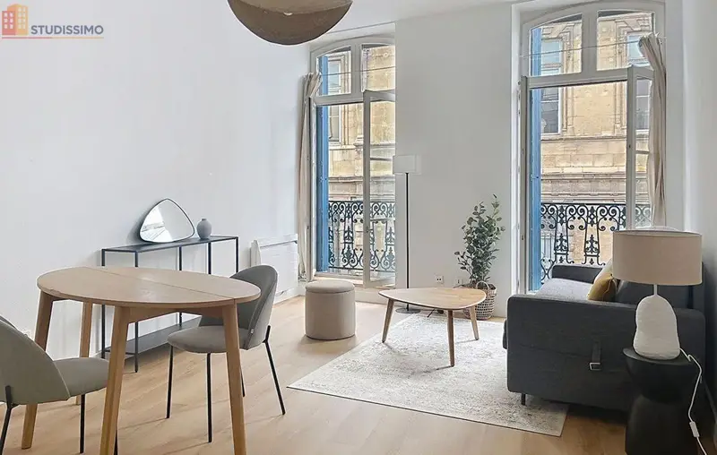 Studio meublé 34m² Reims 51100 - Meublé, lumineux - Photo 1