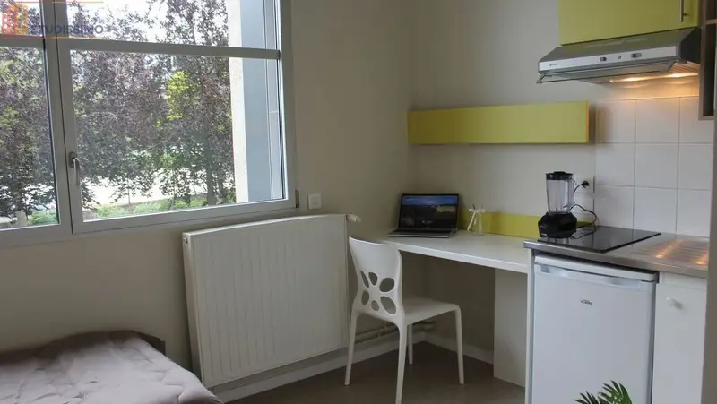Studio meublé 17m² Reims 51100 - Résidence étudiante, charges comprises - Photo 8