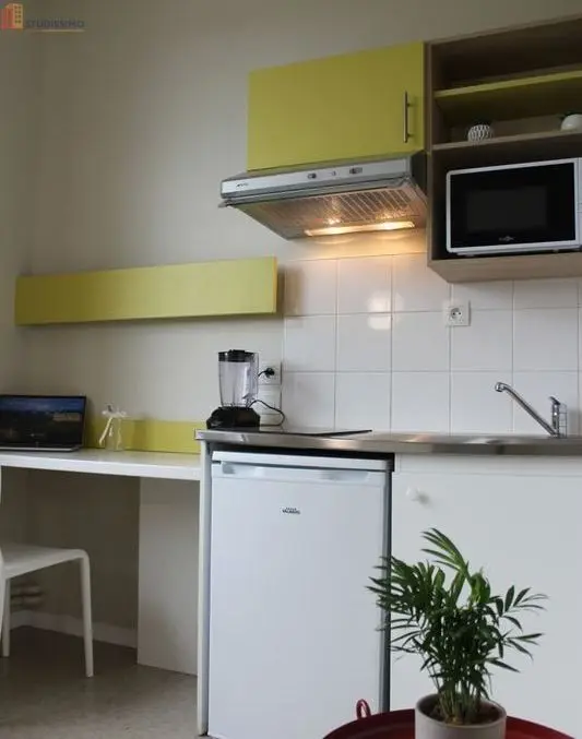 Studio meublé 17m² Reims 51100 - Résidence étudiante, charges comprises - Photo 6