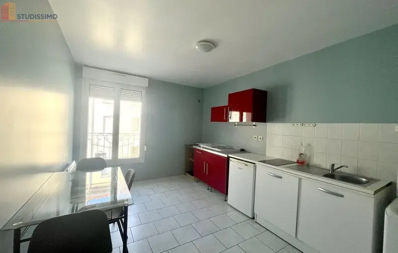 Studio 36m² Reims 51100 - Meublé, DPE D - Photo 8