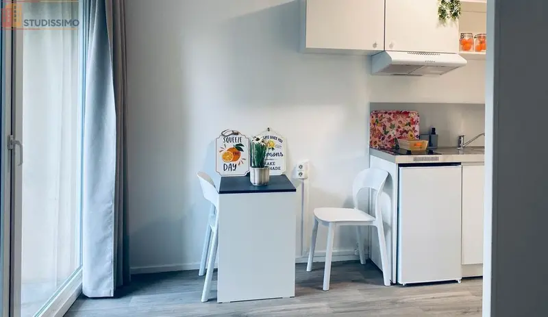 Studio meublé 15m² Reims 51100 - Meublé, DPE C - Photo 4