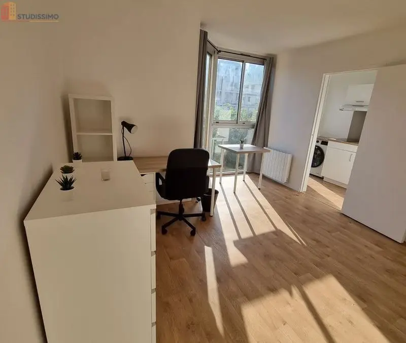 Studio meublé 26m² Reims 51100 - Lumineux, équipé - Photo 7