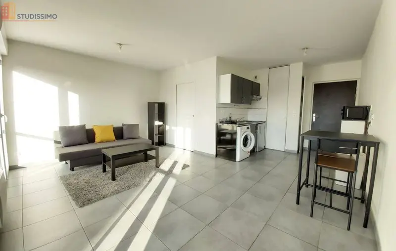 Studio meublé 31m² Reims centre - Meublé, 2e étage - Photo 6