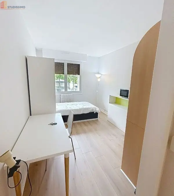 Studio meublé 14m² Reims 51100 - Meublé, DPE C - Photo 4
