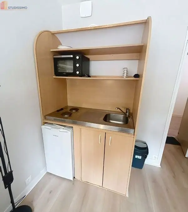 Studio meublé 14m² Reims 51100 - Meublé, DPE C - Photo 3