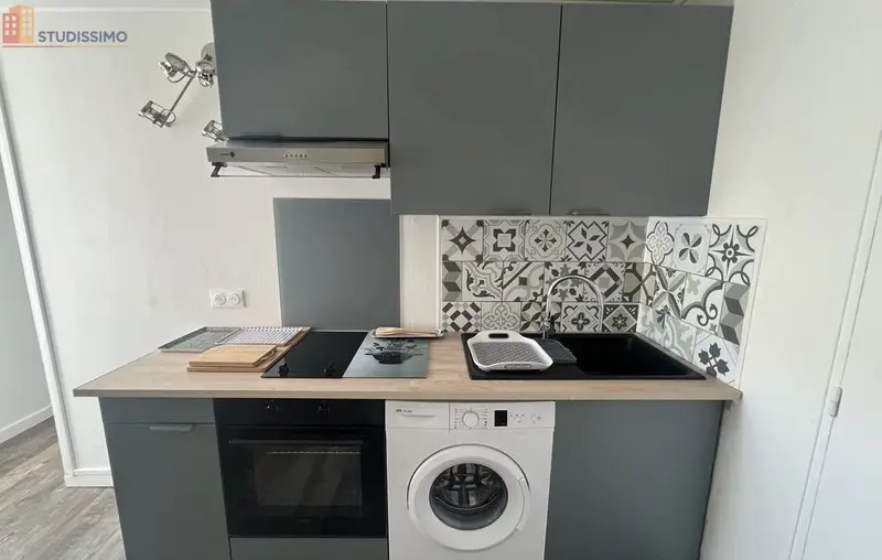 Studio meublé 25m² Reims 51100 - Meublé, lumineux - Photo 1